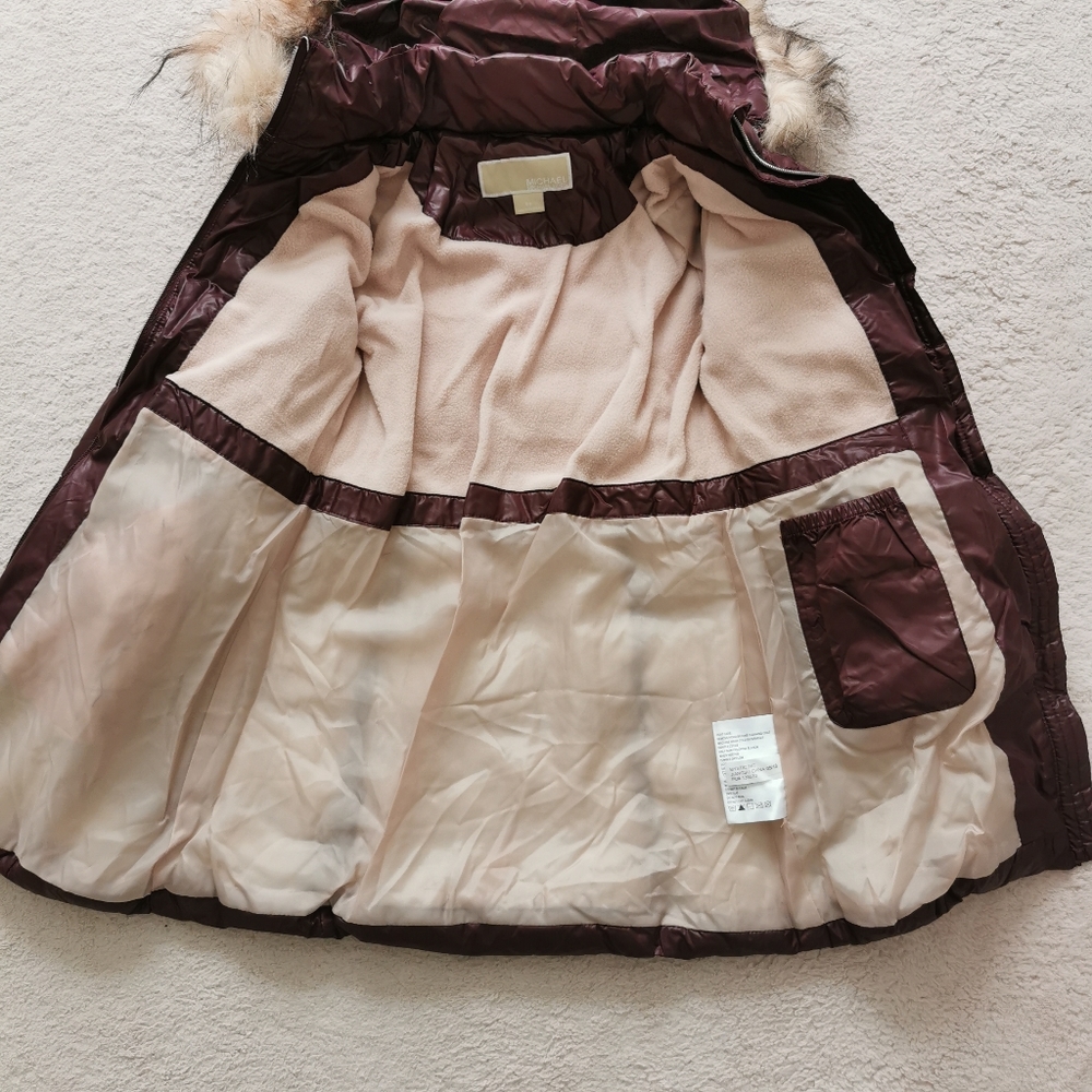 Sold 🌺Michael KorsToddler Girls Walker Length Puffer Jacket 5/6t - Picture 9 of 14